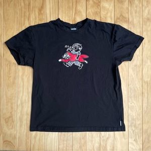 Billionaire Boys Club Shirt Mens 2XL Ice Cream Black Running Dog Street Wear BBC